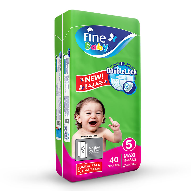 Fine Baby #5 Weight 11-18 kg Maxi 40 pads