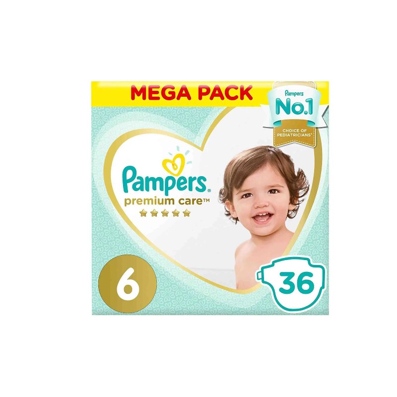 Pampers Premium #6 Weight +13 Kg Pants 36 Pads