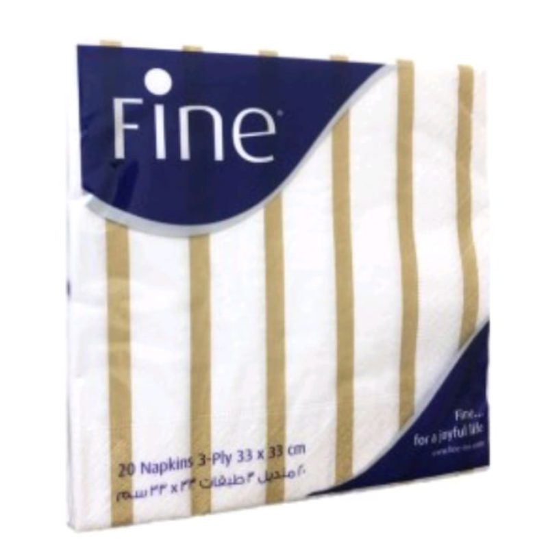 Fine dining tissues 20 sheets 33*33 cm