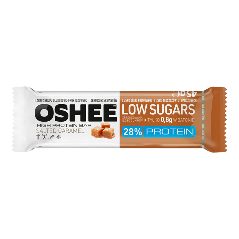 Oshee High Protein Bar – Salty Caramel 45g