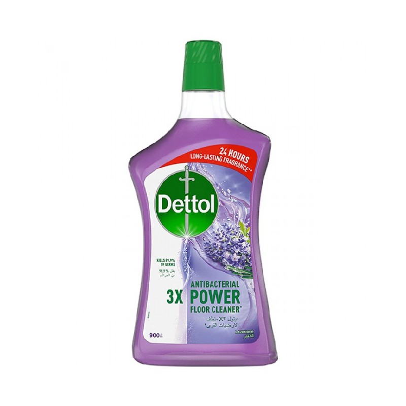 Dettol lavender antibacterial power floor cleaner 900ml