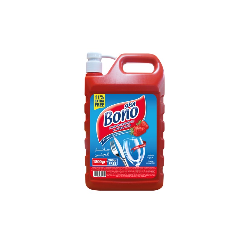 Bono dish washing liquid with strawberry scent 1800 g
