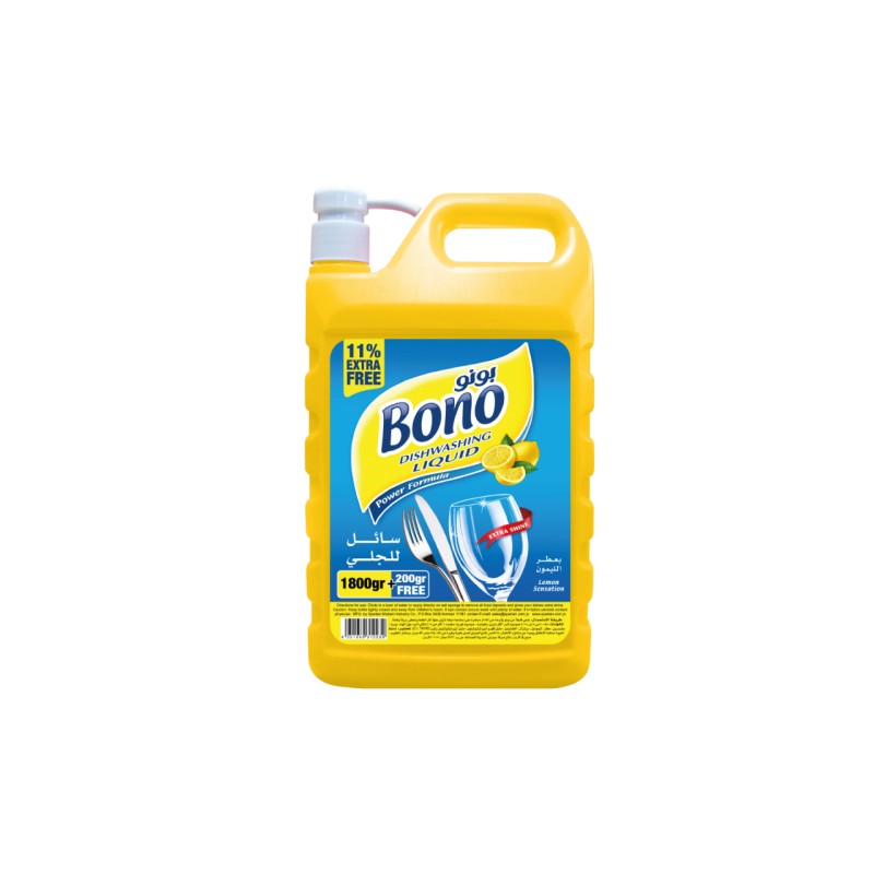 Bono dish washing liquid lemon scent 1800 g
