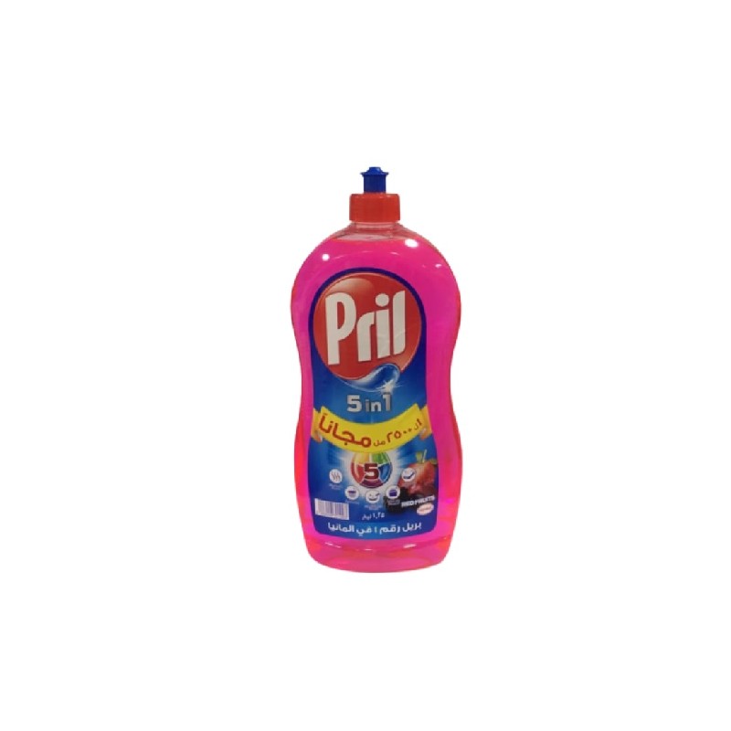 Pril dishwashing liquid with red fruit aroma 1.25 liters