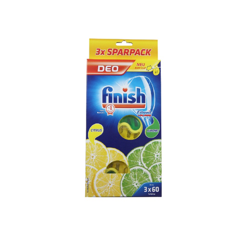 Finish dishwasher freshener with lemon 60 cycles