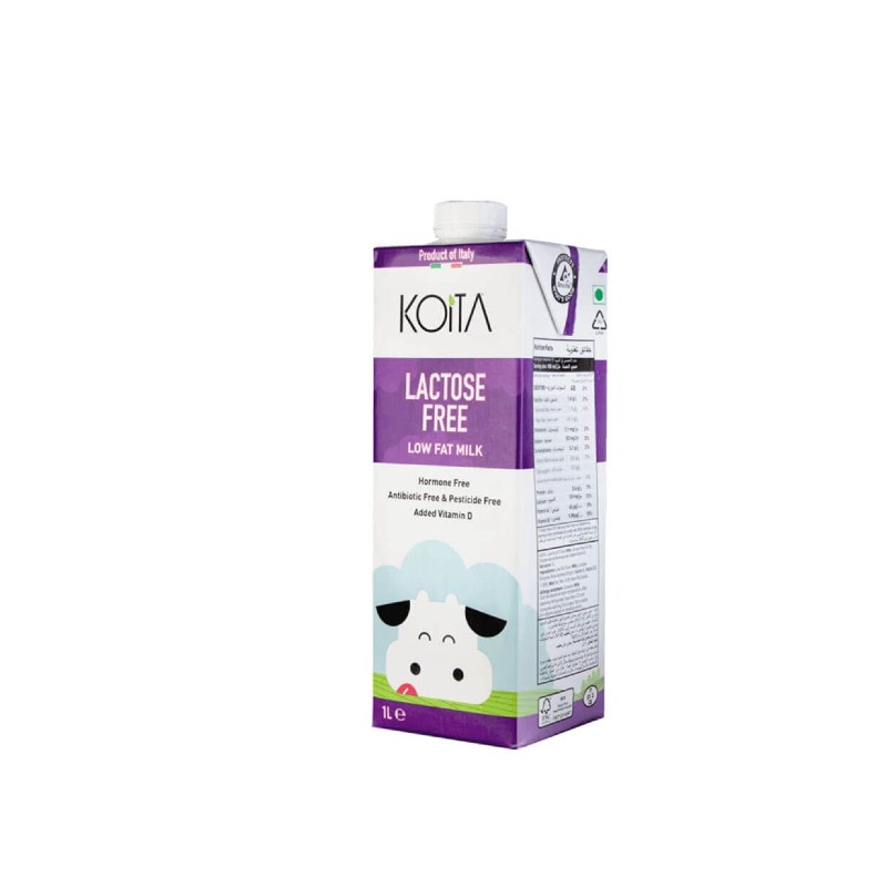 Koita Low Fat Lactose Free Milk 1 Ltr