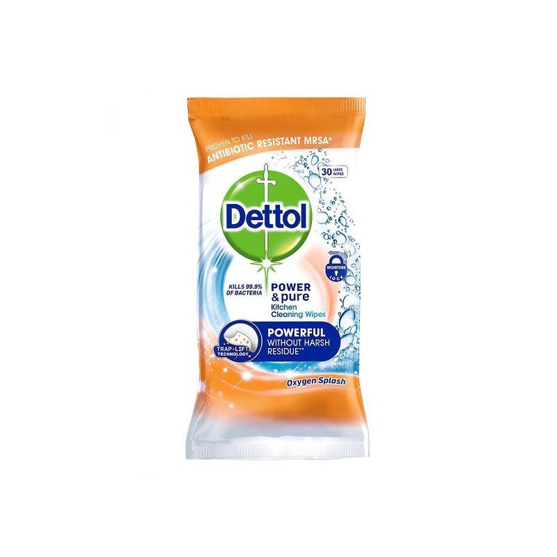 Dettol Power & Pure Cleaning Wipes 30’s