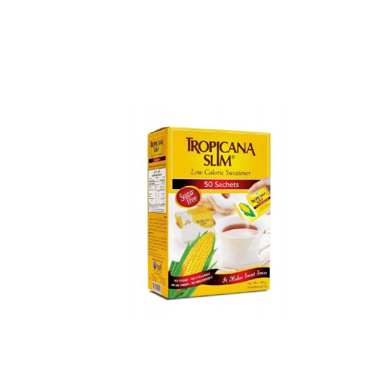 Tropicana Slim Low Calorie Sweetener 50 Sachets 100g