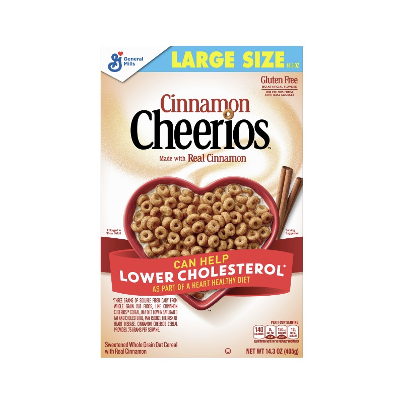 Cheerios oat flakes with cinnamon gluten free 405g