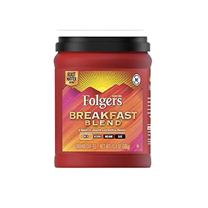 Folgers Coffee Breakfast Mix Medium Roast 306g
