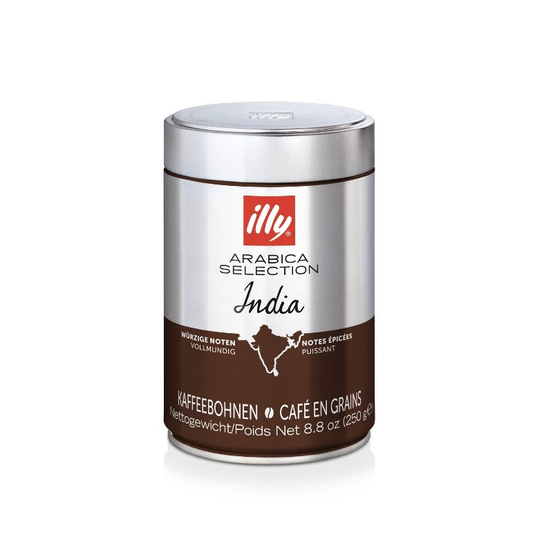 Illy Arabica Indian bean coffee with a spicy hint 250 g