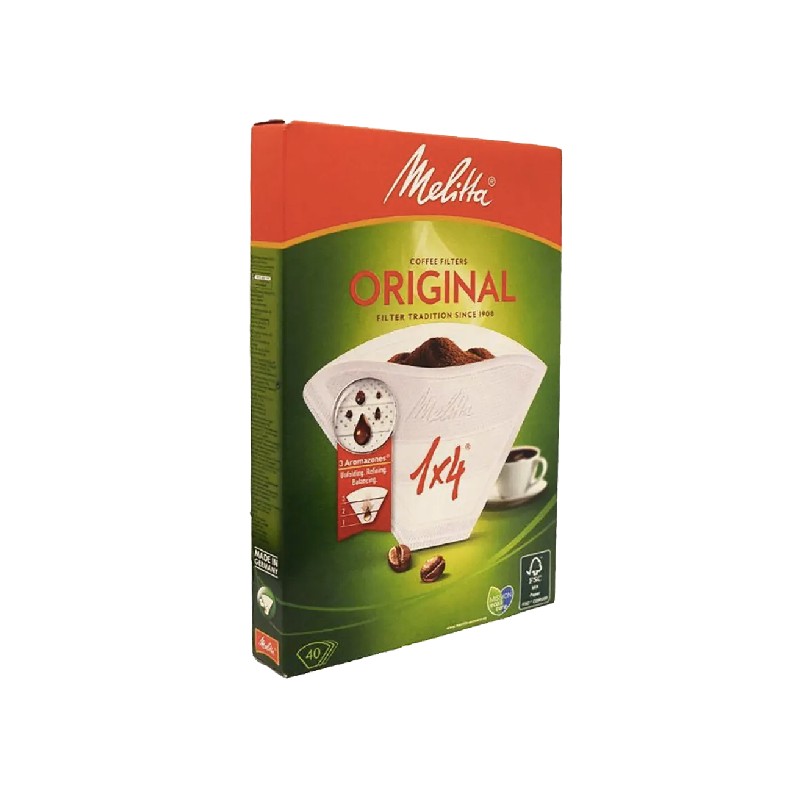 Melita Filter Coffee Filters 1 * 2 White * 40