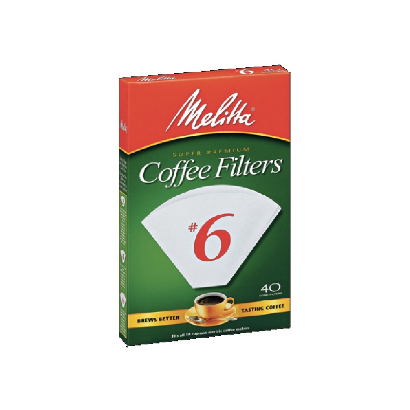 Melita Filter Coffee Filters Three Stages #6 White * 40
