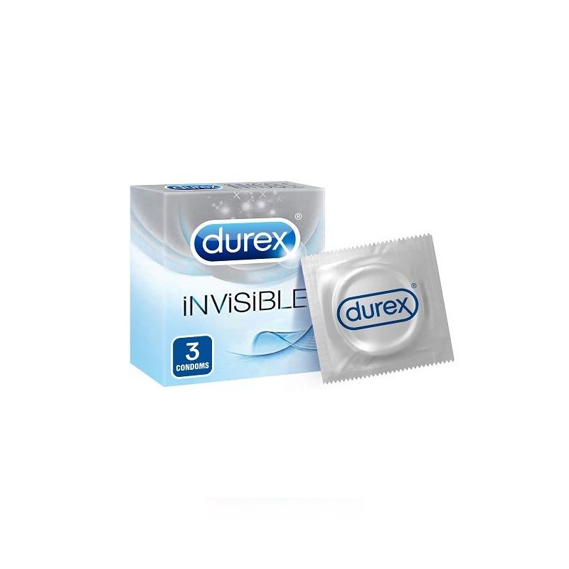 Durex Invisible Extra Thin Condom 3 Pcs