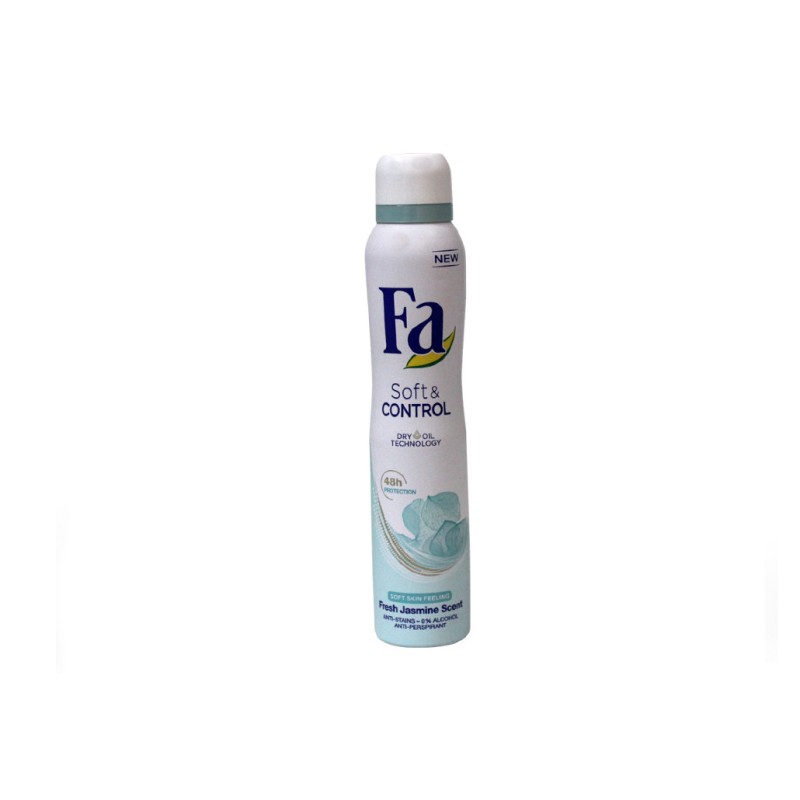 Fa Soft And Control Fresh Jasmine Scent Deodrent Spray 200 ml