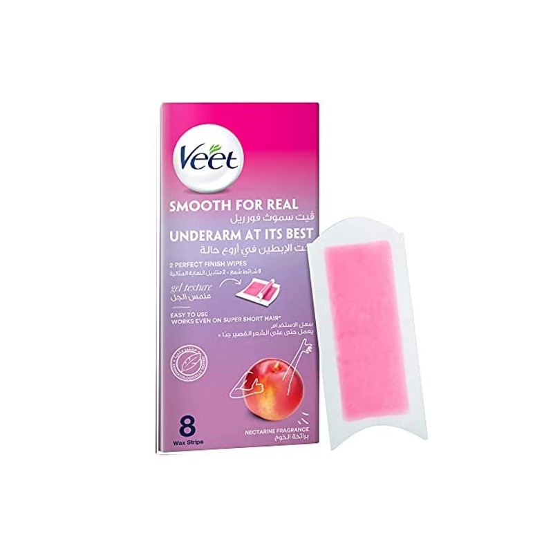 Veet Hair Removal Strips For Legs Peach Scent*8