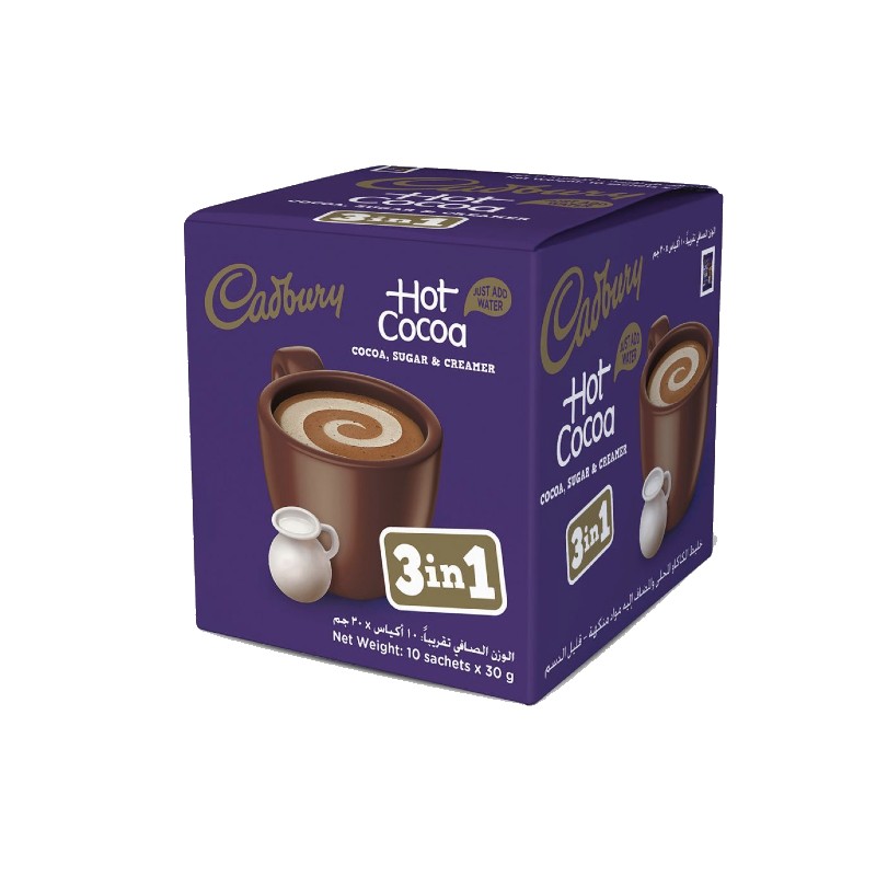 Cadbury Low Fat Cocoa Mix Powder Sweetened 30g*10