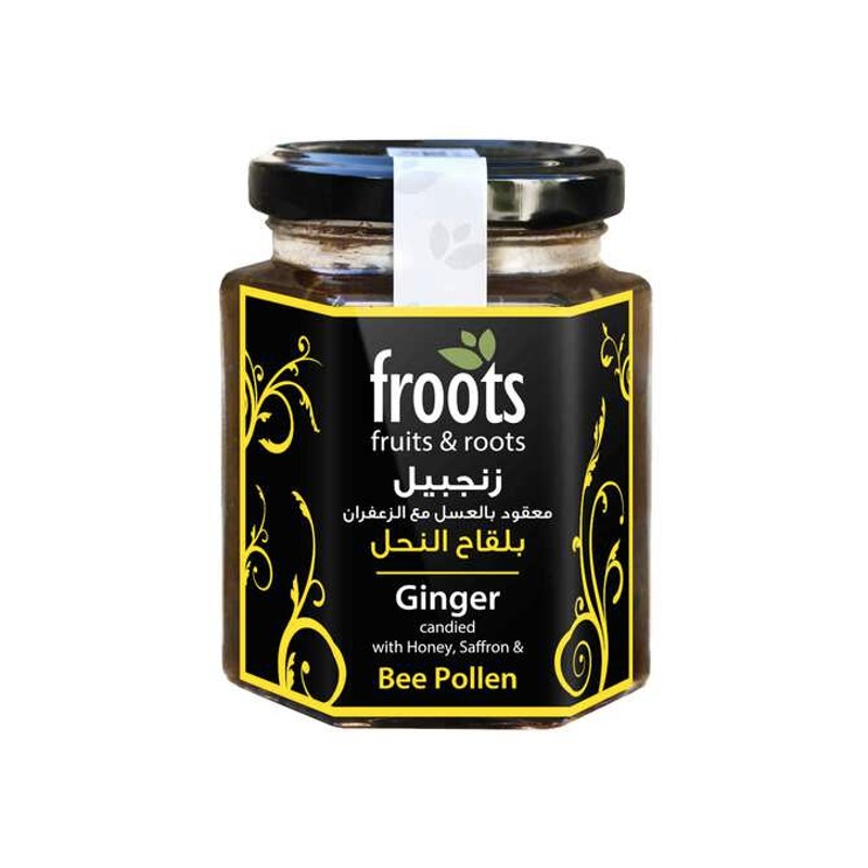 Froots ginger honey with saffron with ginseng 230 g