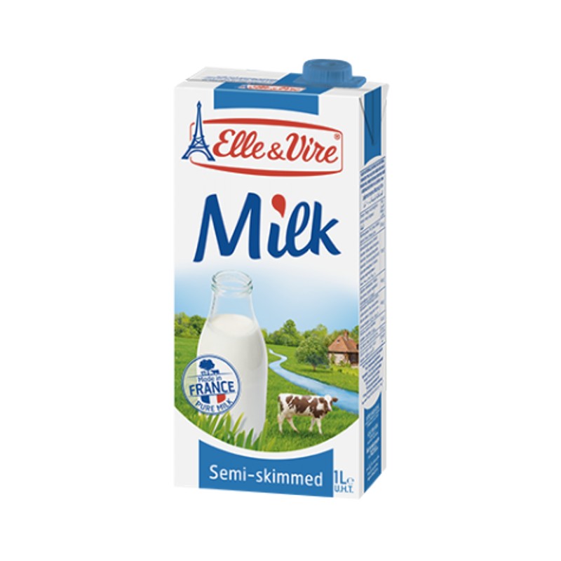 Elle & Vire Cow Milk Half Cream 1 Liter