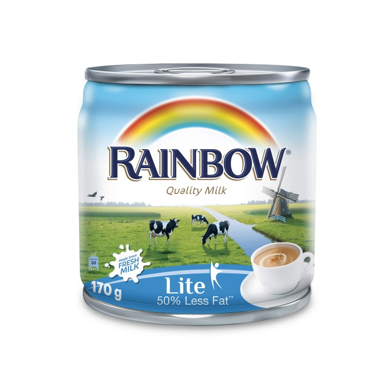 Rainbow Light Partial Skimmed Evaporated Milk 160 ml