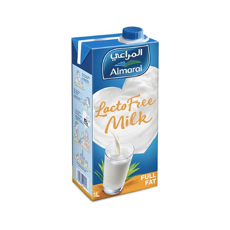 Almarai full fat milk lactose free 1 liter