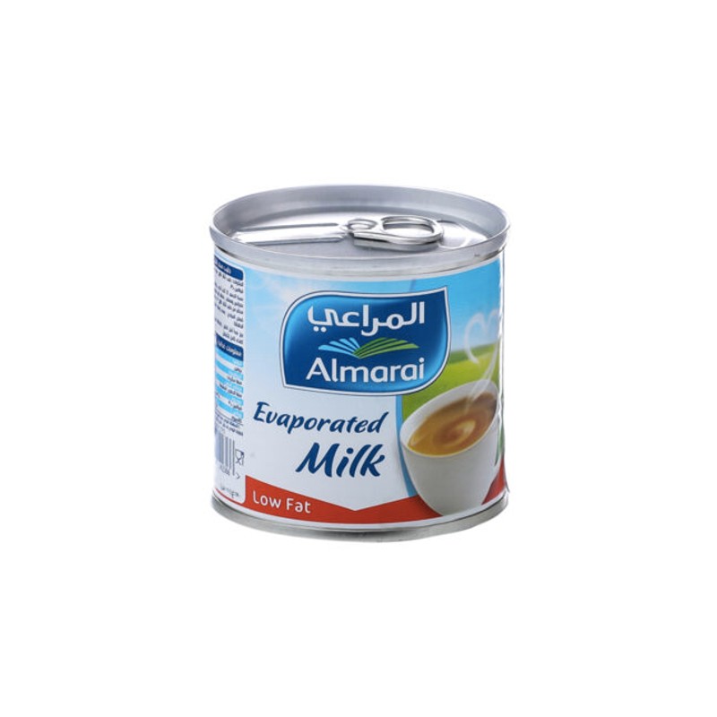 Almarai evaporated milk low fat light 160 ml