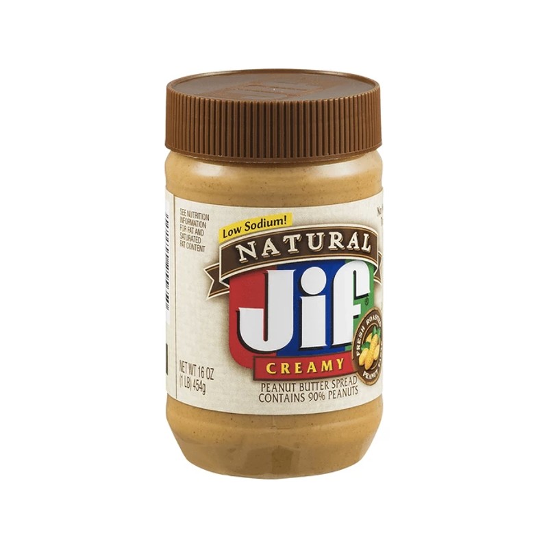 Jif Creamy Peanut Butter Low Sodium 454g