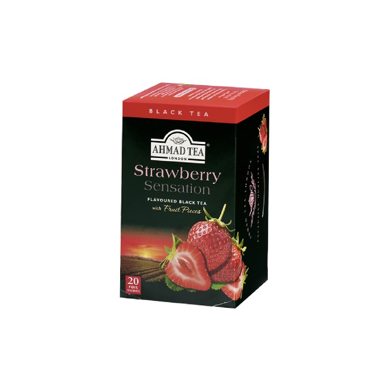 Ahmad black tea with wild strawberry flavor * 20
