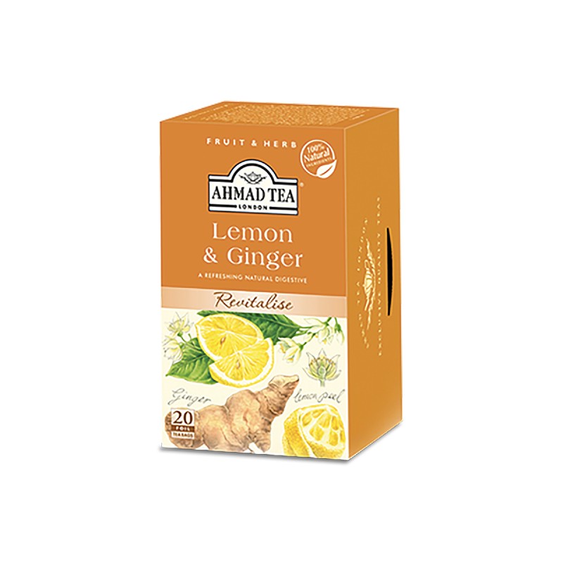 Ahmed herbal tea with lemon, ginger and turmeric * 20