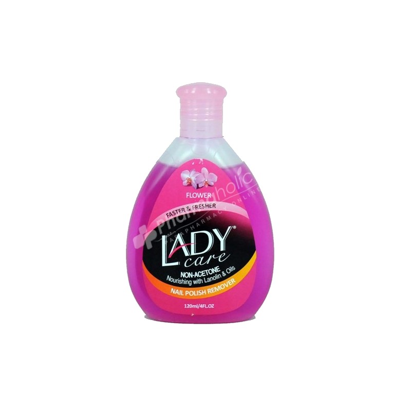 Lady Care Non-Acetone Nail Polish Remover -Flower- -105ml