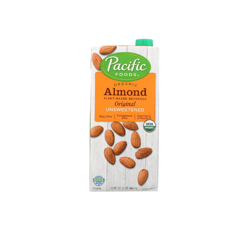 Pacific Organic Unsweetened Almond Milk 946ml