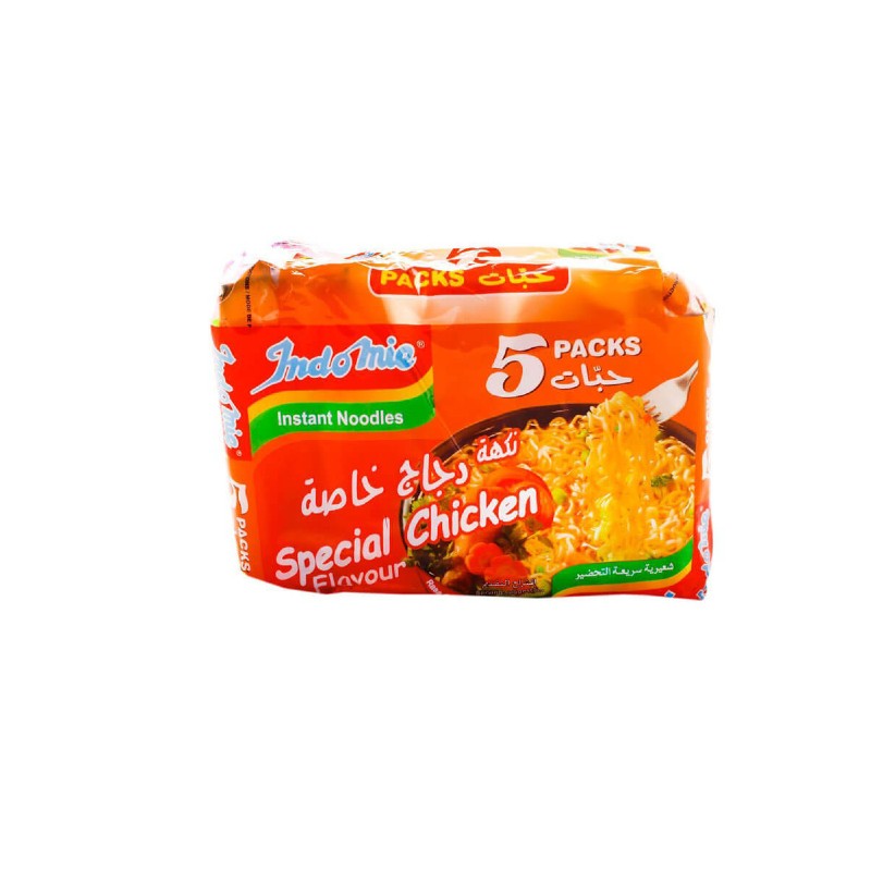 Indomie Instant Noodles Special Chicken Flavor 5Pcs X 70g