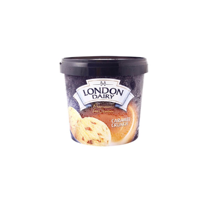 London Dairy Caramel Crunch Ice Cream Bucket 1L
