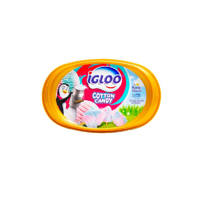 Igloo Ice Cream Cotton Candy 1L