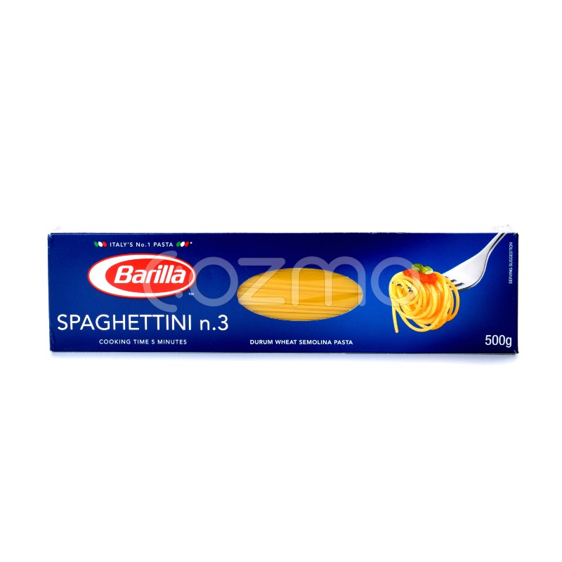 Barilla Spaghettini Number 3 500g