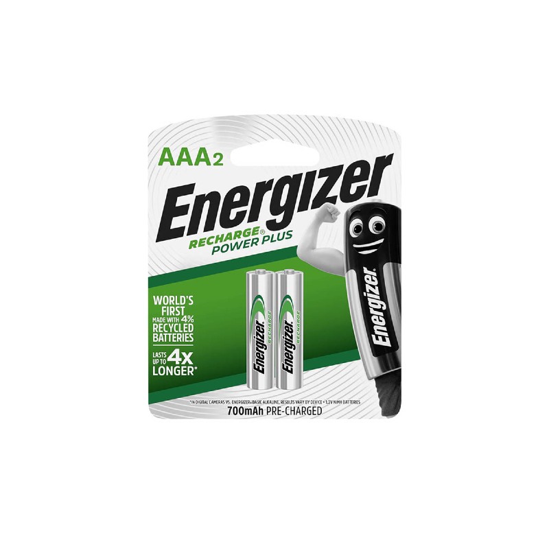 Energizer Recharge Power Plus Aaa Batteries 700mah – 2pcs
