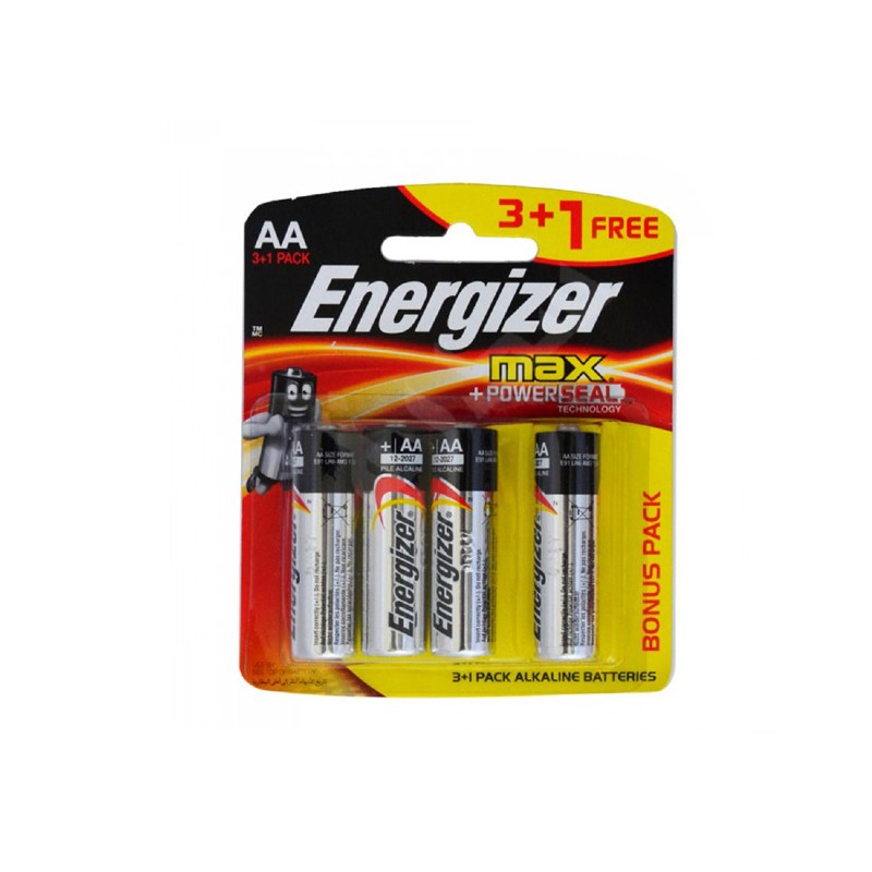 Energizer Aa Batteries (3pcs + 1pc Free)