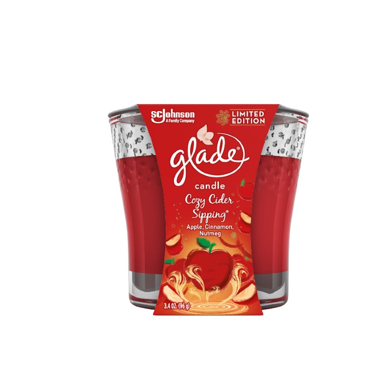 Glade Apple And Cinnamon Moon Scented Candle 96 G
