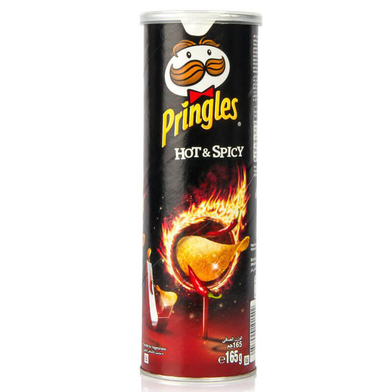 Pringles Potato Chips Hot 165g