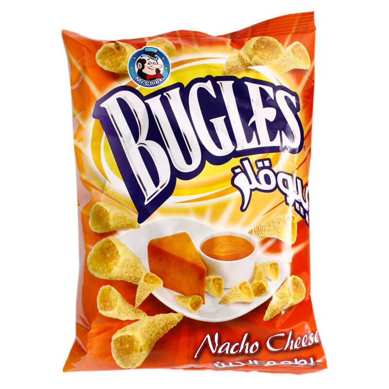 Bugles Crispy Corn Chips Nacho Cheese 150g