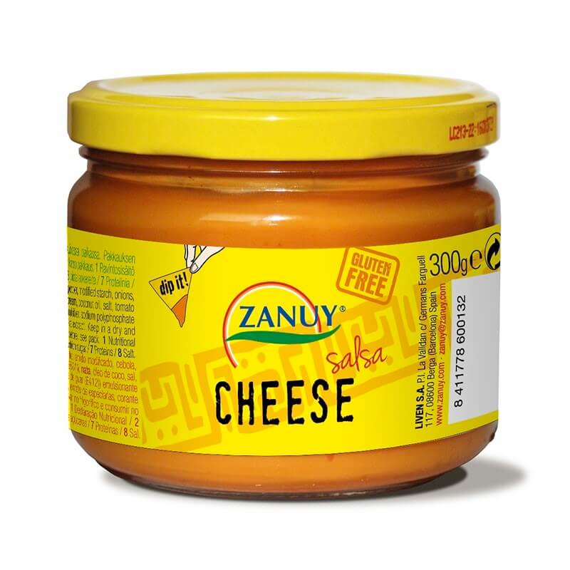 Zanoy Cheddar Cheese Sauce Without Gluten 300g