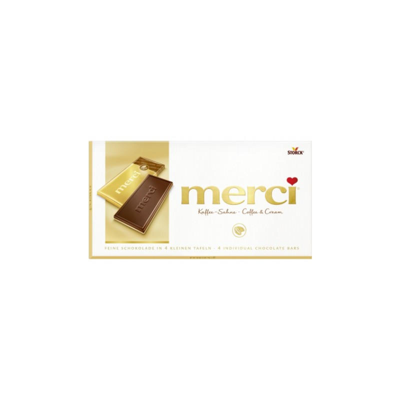 Merci Chocolate Bar With Coffee Cream 100 G
