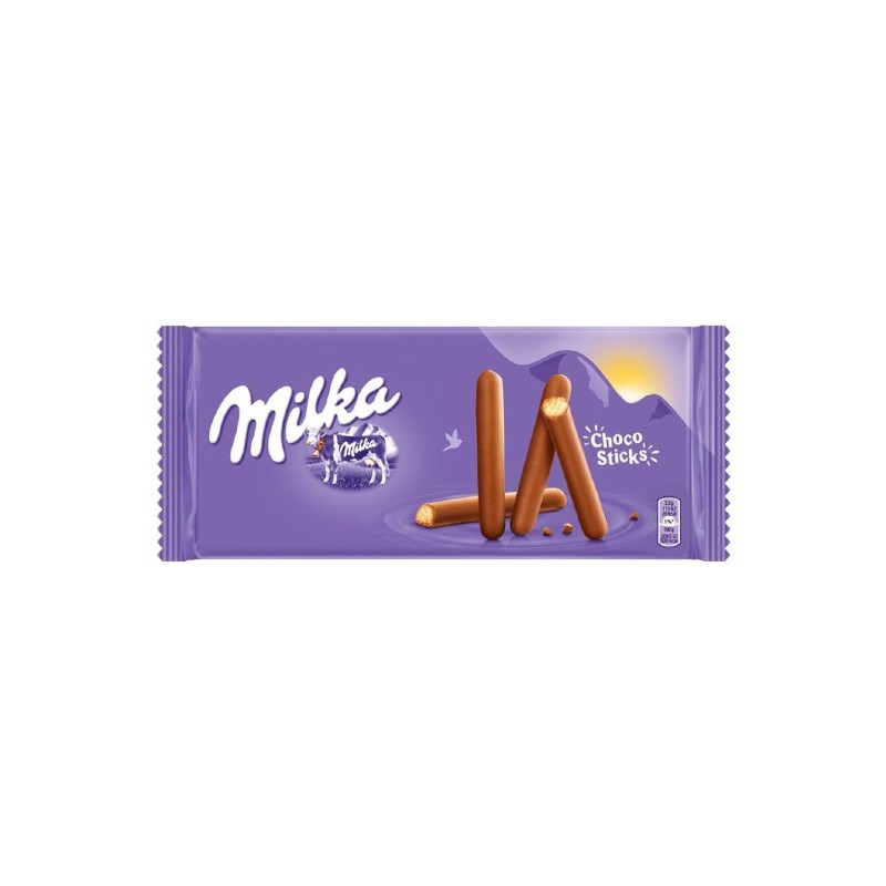 Milka Choco Sticks Chocolate Coated Wafer Fingers 112 G