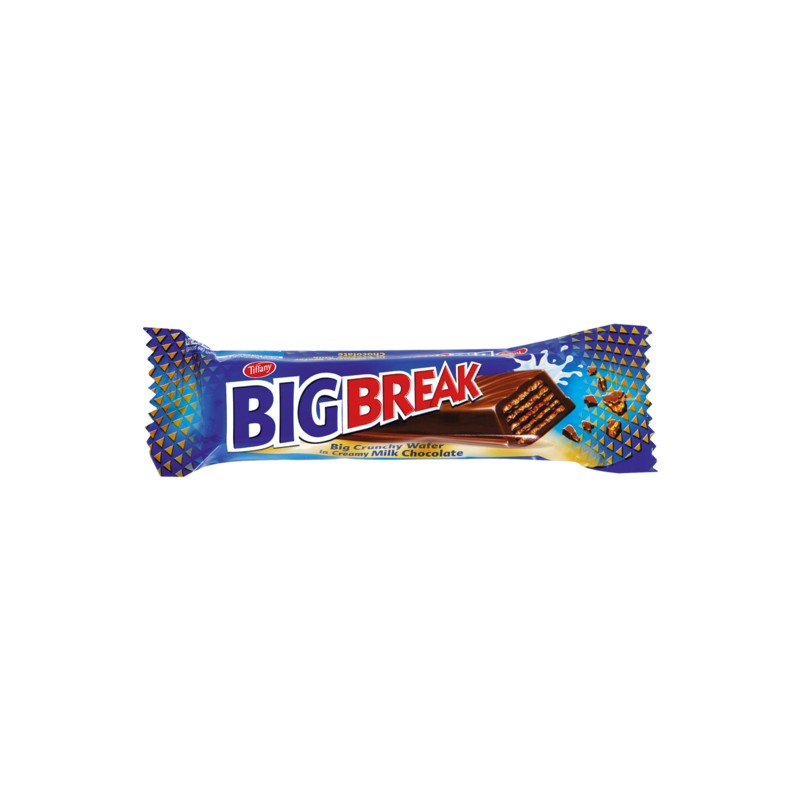 Tiffany Big Break Wafer Large Covered & Filled With Chocolate 35 G
