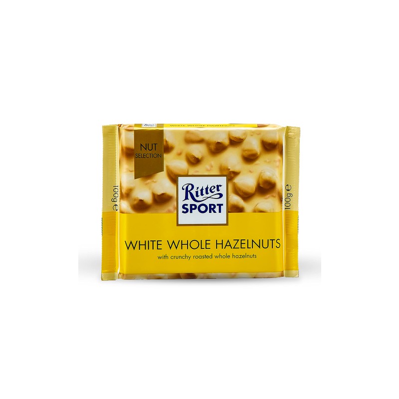 Ritter Sport White Chocolate Whole Hazelnut 100g