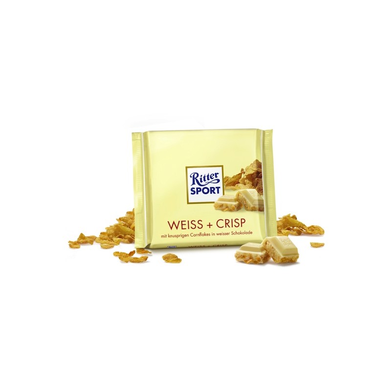 Ritter Sport White Chocolate With Corn Flakes 100g