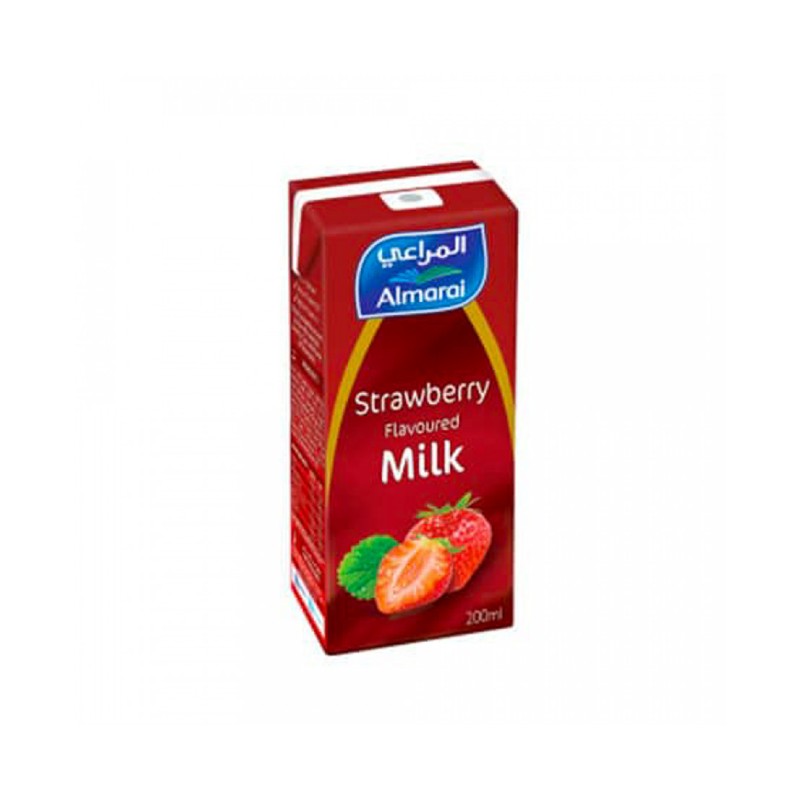 Almarai strawberry flavored milk 200ml