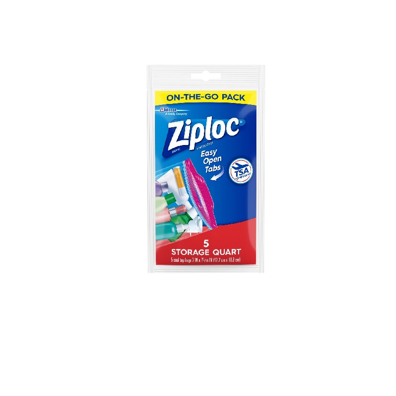 Ziploc Food Storage Bags Zipper 17.7*18.8 cm*5