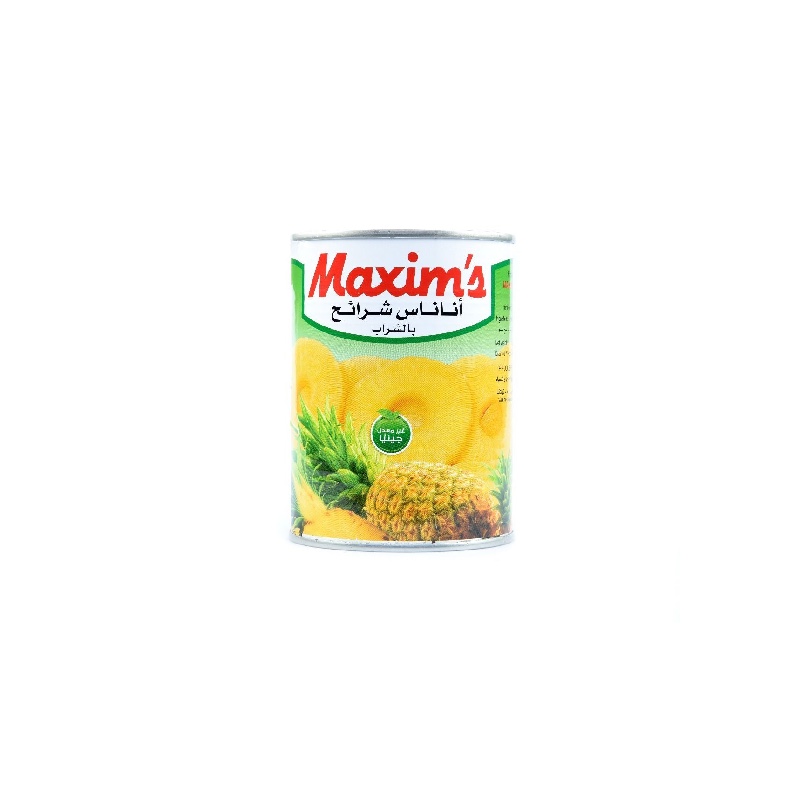 Maxim pineapple slices in syrup 565 g