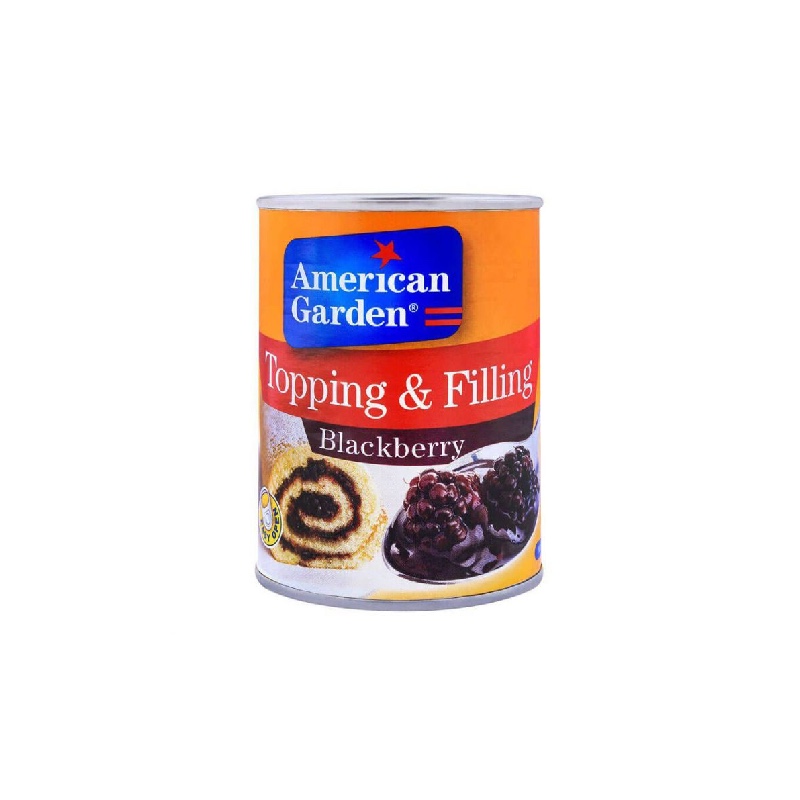 American Garden blackberries with topping and filling 595 g